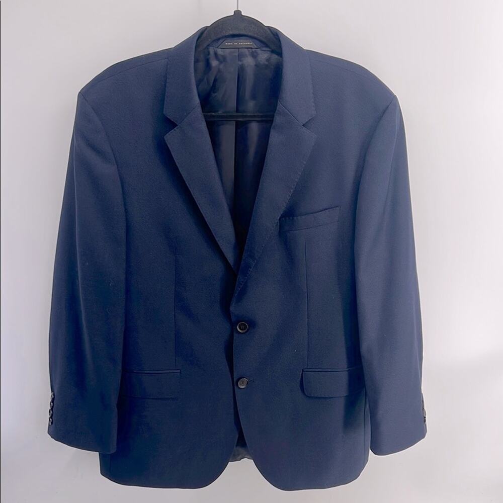 Hugo Boss James 100% virgin wool two button double vent sport coat blazer sz 42R